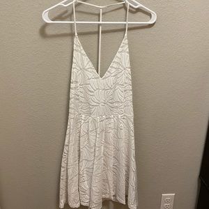 Express lace mini dress